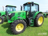 2014 John Deere 6105M MFWD Tractor, s/n 1L06105MEEH811429: C/A, Eng. & Powe