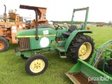 John Deere 870 Tractor, s/n B001857: 2wd, Meter Shows 1068 hrs