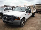 2006 Ford F350XL Single-axle Dump, s/n 1FTWW32Y26EC74275 (Salvage): Warren