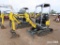 2017 Wacker Neuson EZ17 Mini Excavator, s/n 02040: Zero Tail, Canopy, 12