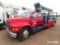 1997 Ford F800 Boom Truck, s/n 1FDNF80C1VVA31843: Crew Cab, 5.9 Cummins Eng