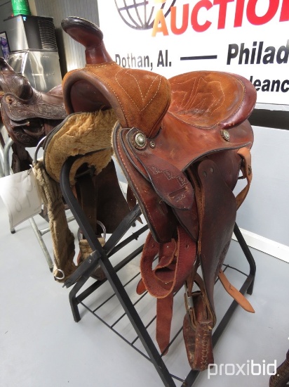 Triple R Barrel Saddle, s/n 16 (Saddle Only - Rack is not included)