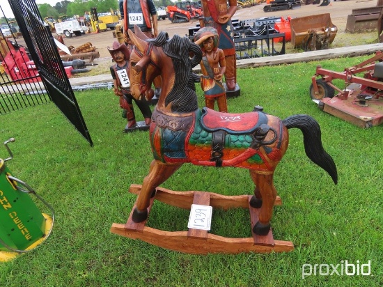 Wood Rocking Horse