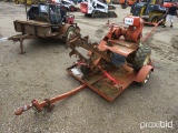 Ditch Witch M4 Walk-behind Trencher, s/n 119555 w/ Trailer (No Title)