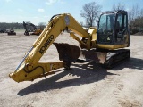 2009 Kobelco SK80CS-2 Midi Excavator, s/n LF0504148: C/A, Heat, Blade, Rubb