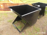 2 cu yd WC Trash Hopper: Mounts to Skid Steer