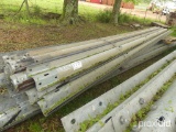 Bundle of Galvanized Guard Rails: Approx. 500'