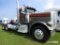 2013 Peterbilt 388 Truck Tractor, s/n 1XPWD49X9DD187158: T/A, Day Cab, Cumm