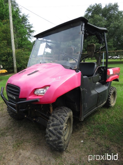 2012 Honda Big Red 4WD ATV, s/n 3H1VE0103CD300456 (Has Title - $50 Trauma C