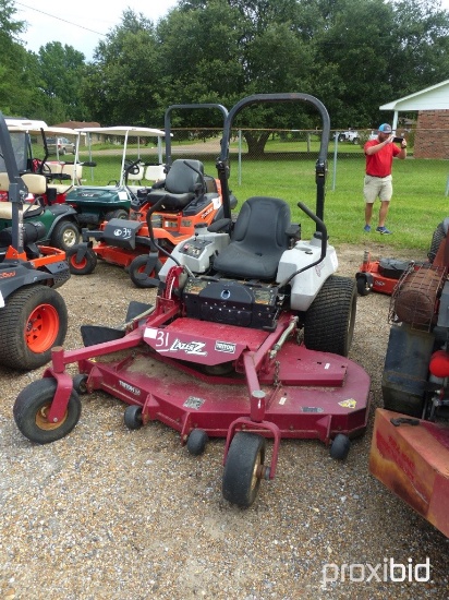 Exmark Zero-turn Mower, s/n 605536: 66", Kohler Eng., Meter Shows 1392 hrs