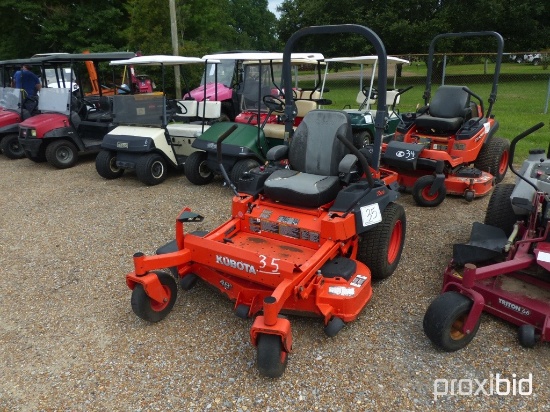 2013 Kubota Z723KH-48 Zero-turn Mower, s/n 10985: 48", Kohler Gas Eng., Met