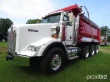 2012 Kenworth T800 Tri-axle Dump Truck, s/n 1NKDL40X9CJ301425: 10-sp., 16'