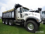 2012 Mack CV713 Tri-axle Dump Truck, s/n 1M2AX07Y5CM014299: Camelback Susp.