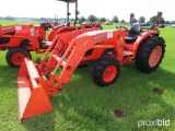 Kubota MX5100DT MFWD Tractor, s/n 50966: LA844 Loader w/ Bkt., Rollbar, Dra