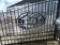 Unused 2020 Greatbear 20' Bi-parting Wrought Iron Gate: Deer Artwork