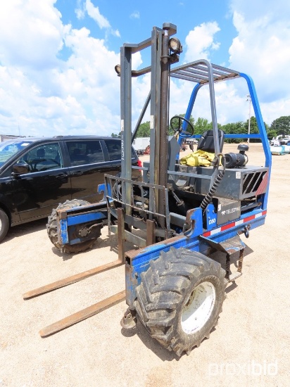 Princeton Teledyne D60 Piggyback Forklift, s/n 612305: Meter Shows 2878 hrs
