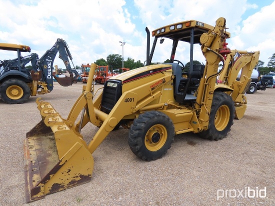 1999 Cat 416C 4WD Loader Backhoe, s/n 4ZN17576: Canopy, Side Arm Boom and C