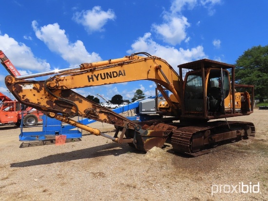 2013 Hyundai Robex 210LC-9 Excavator, s/n HHKHZ601KC0001144 (Salvage): Encl