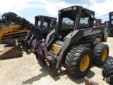 New Holland LS185 Skid Steer, s/n N6M436112: Rubber-tired, w/ Boom Pole, No