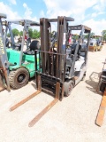 Nissan MCPL02A25LV Forklift, s/n CPL02-9P5943: Propane, 3275 lb. Cap., Mete