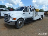 2011 Ford F650 Mechanic Truck, s/n 3FRNX6FC8BV699347 (Title Delay): Cummins