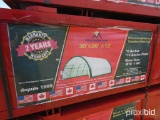 Unused 2020 Golden Mountain 20x30x12 Dome Storage Shelter: Dome Roof Frame