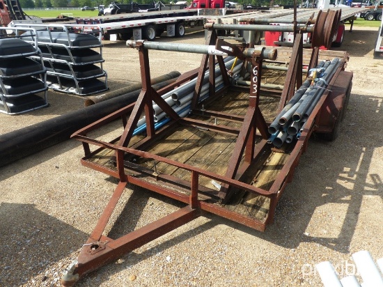 Lot consisting of Trailer (No Title - Bill of Sale Only), 3 Cable Reels, Mi