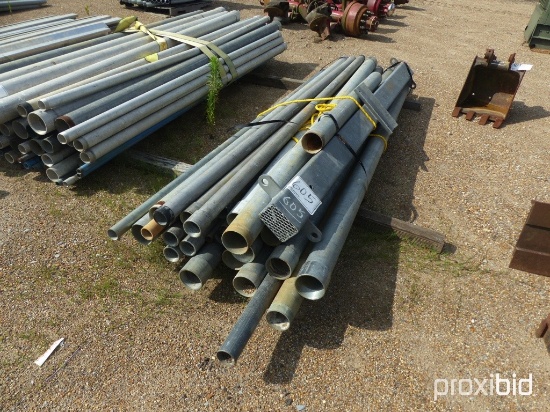 Assorted Conduit and 1 Steel Beam