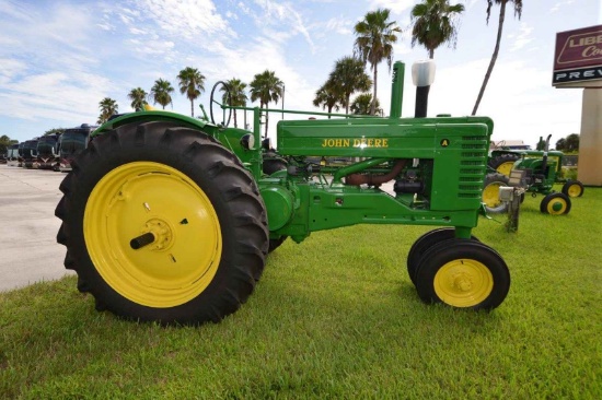 John Deere "A" Tractor, s/n 611360: Tri Front End