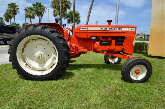Allis Chalmers D-19 Tractor, s/n Not Available: Turbocharged Diesel, Wide Front,