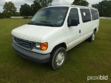 2007 Ford Van, s/n 1FTNE24L07DA77963: Auto, Odometer Shows 159K mi. (Owned