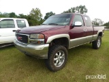 2002 GMC Z71 4WD Pickup, s/n 2GTEK19T921411326: Odometer shows 291K mi.