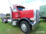 2009 Peterbilt 388 Truck Tractor, s/n 1XPWD49X79D770304: Day Cab, Odometer