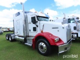 2007 Kenworth Truck Tractor, s/n 1XKDDB9X57J178223: Sleeper, Headache Rack,