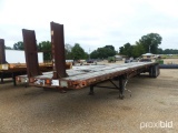 1989 Transcraft TL90K-45 Flatbed Trailer, s/n 1TTF45206K1033045: T/A, Steel