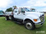 2011 Ford F750 Rollback Truck, s/n 3FRWW7FL2BV079073: Crew Cab, Cummins, 6-