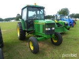 John Deere 6200 Tractor, s/n L06200P164039: 2wd, Encl. Cab, 2 Remotes, PTO,