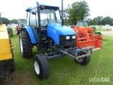 New Holland TS100 Tractor, s/n 162491B: C/A, 2wd, Meter Shows 5829 hrs