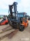 Doosan D70S-5 Forklift, s/n FDB0C1880-07656: Diesel, Encl. Cab, Inoperable