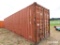 40' Shipping Container, s/n TCKU9455932