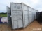 Unused 2020 40' High Cube Container: 4 Doors on One Side, End Door, Lock Bo