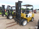 Yale GDP080L Forklift, s/n N545473: Dual Fronts, Solid Tire, Diesel, 8000 l