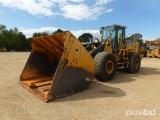 2005 John Deere 744J Rubber-tired Loader, s/n 598261: C/A, 12.75 yard Chip