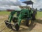 John Deere 6300 Tractor, w/ Canopy, 620 Boom, Hay Spear, Showing 6262 Hours