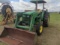 John Deere 5210 Tractor, W/ Canopy, 521 Boom, Bucket, Showing 10346 Hours,
