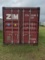 40 Ft. Shipping Container, Red, S/N - ZCSU265088042G1