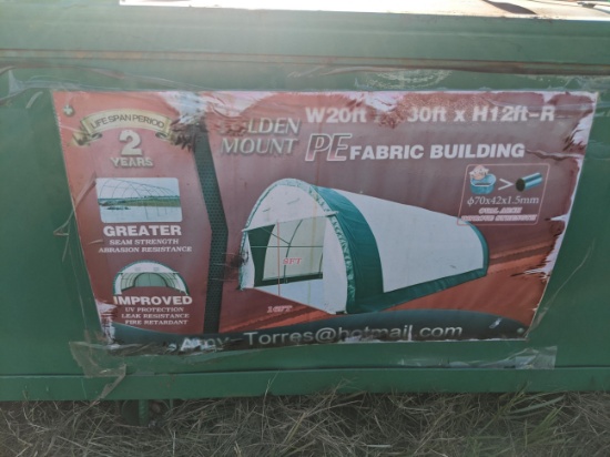 20 x 30 x 12 Portable Building, in box, self assembly