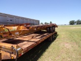 Hudson 24 ft. Flatbed Trailer, No Title, No tag Receipt, BOS Only