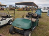 EZGO Golf Cart, Manual Dump Body, Gas, Canopy, Light Bar, Showing 2105 Hour
