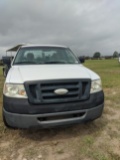 2008 Ford F150 XL, 4 Door, White, Tan Interior, Cloth, Gas, Showing 88316 M